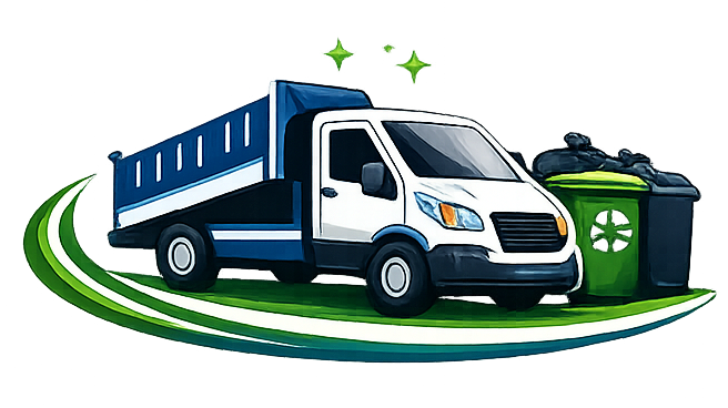 Rubbish collection service clearing household waste Ipswich